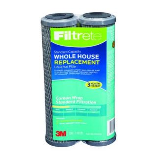 Filtrete" Standard Capacity, Carbon Wrap Replacement Filter, Sump Style (sediment, CTO)   2 pack