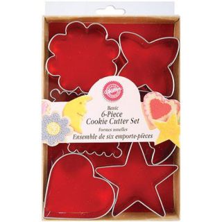 Wilton Cookie Cutter Set, Basic Shapes 6 ct. 2308 1235
