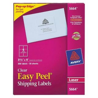 Easy Peel Laser Mailing Labels   300 Per Box