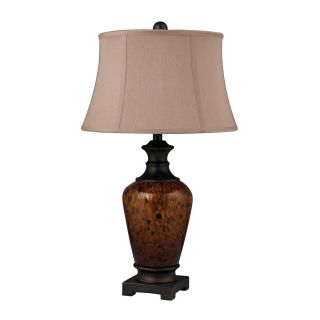 Westmore Lighting Agricola 30 in 3 Way Dark Bronze Indoor Table Lamp with Fabric Shade