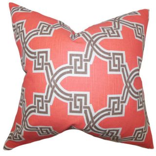 The Pillow Collection Letha Geometric Throw Pillow