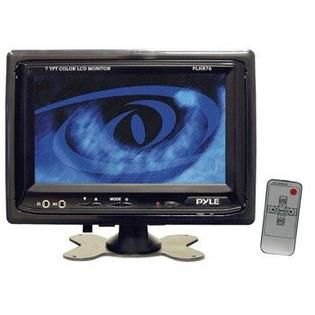 Pyle  PLHR76 7 Widescreen LCD Mobile Video Monitor W/ Headrest Shroud