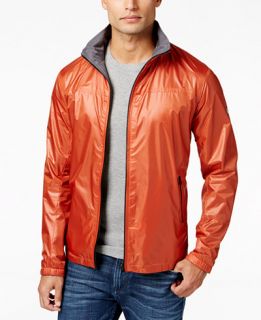 Point Zero Mens Reversible Stand Collar Weatherproof Jacket   Coats