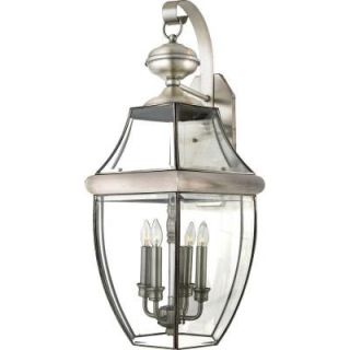 Home Decorators Collection Newbury 4 Light Pewter Outdoor Wall Lantern 0685740240