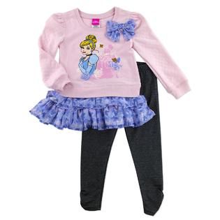 Disney Cinderella Girls Sweatshirt & Leggings   Clothing, Shoes