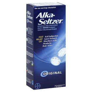 Alka Seltzer Antacid & Pain Relief Medicine, Original, Effervescent