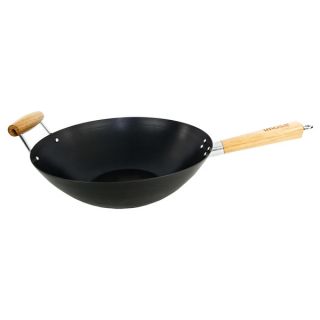 IMUSA PAN 10019T 14 inch Wood Handle Wok