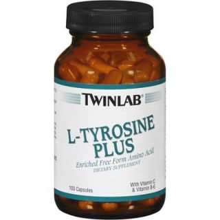 Twinlab L Tyrosine Plus Enriched Capsules, 100ct