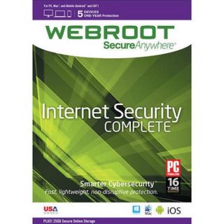 Webroot Complete Protection Software (Windows/Mac)