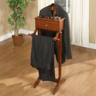 Powell Marquis Cherry Mens Valet Stand