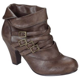 Speed Limit 98 Womens Caden Short Buckle Boot   Brown   Clothing