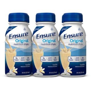Ensure Original Nutrition Shake, Vanilla, 8 fl oz (Pack of 6)