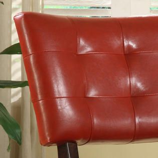 Oxford Creek  Faux Leather Armless Occasional Chair