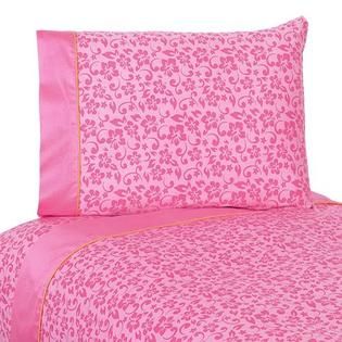 Sweet Jojo Designs  Surf Pink Collection 5pc Toddler Bedding Set