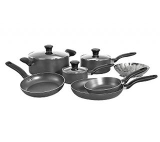 T Fal A821SA94 Initiatives 10 Piece Cookware Set   Gray —