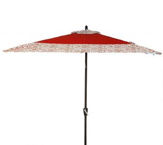 ATLeisure Square Crank & Tilt Patio Umbrella with Removable Cover —