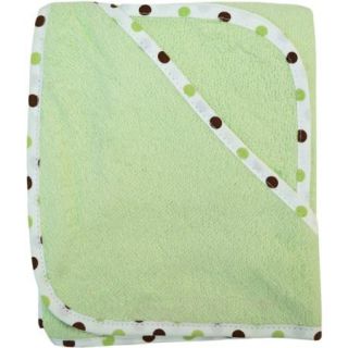 TL Care 100 Percent Organic Cotton Terry Hooded Towel Set, Celery