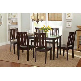 Better Homes and Gardens Bankston 7 Piece Dining Set, Mocha