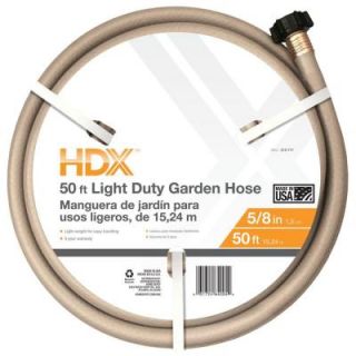 HDX 5/8 in. Dia x 50 ft. Light Duty Water Hose 8400 50