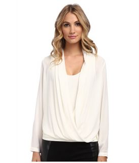 NYDJ Drape Front Blouse with Fit Solution Tank