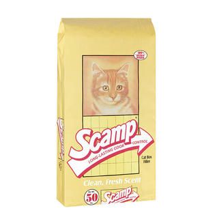 Purina  Scamp Clean Fresh Scent Cat Box Filler 50 lb. Bag