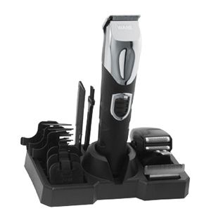 Wahl 9854 600 GroomsMan Pro All in One Trimmer   Precision Detailer, Dual Shaver, Clipper Blade, Guide Combs
