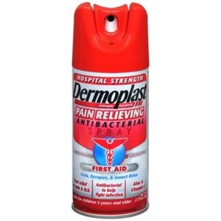 Dermoplast Antibacterial Pain Relieving Spray 2.75 oz (Pack of 2)