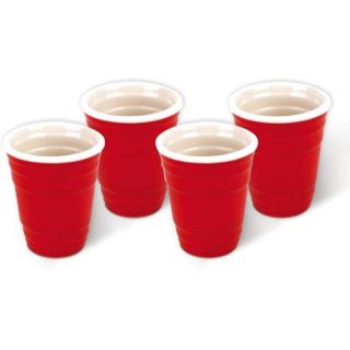 Red Cup Shot Glass, Set of 4