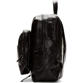 Common Projects Black Leather Backpack