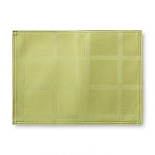 Essential Home Double Sided Cloth Place Mat   Grid Pattern   Home