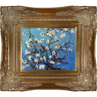 Van Gogh Branches of Almond Tree Hand painted Framed Canvas Art