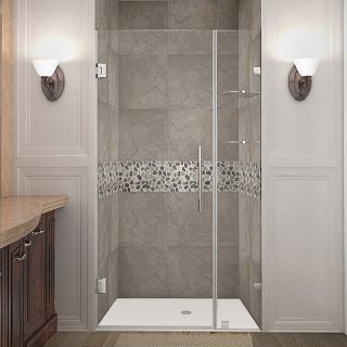 Aston Nautis GS 41 inch x 72 inch Completely Frameless Hinged Shower
