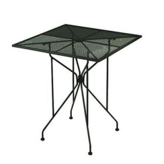 Wrought Iron Green Patio Bar Table DISCONTINUED W3929 36 GR