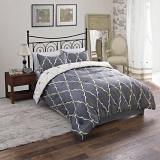 Trellis Reversible Bedding Comforter Set