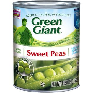 Green Giant Young Tender Sweet Peas 15 OZ CAN   Food & Grocery