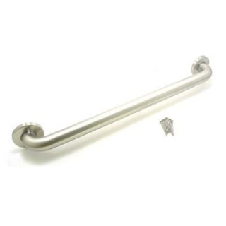 WingIts Premium Series 30 in. x 1.5 in. Grab Bar in Satin Stainless Steel (33 in. Overall Length) WGB6SS30