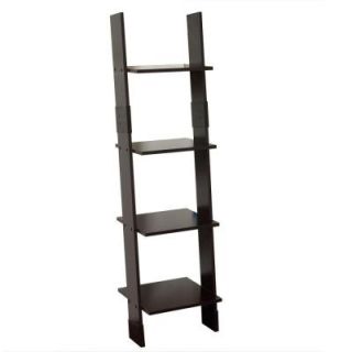 Zenna Home 13.5 in. W Wall Mounted Linen Tower in Espresso 9437CH