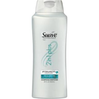 Suave Professionals 2 in 1 Shampoo and Conditioner, 28 oz