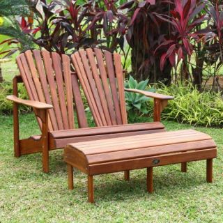 Hyre's Country Haven Teak Double Back Loveseat