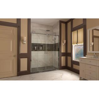 Dreamline Visions 56 to 60 Frameless Sliding Shower Door Clear 1/4