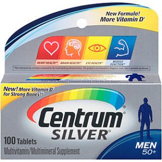 Centrum Silver Men 50+ Tablets Multivitamin/Multimineral Supplement