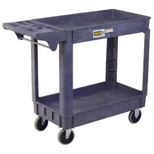 WEN 2 Shelf Polypropylene Service Cart   Tools   Tool Storage   Tool