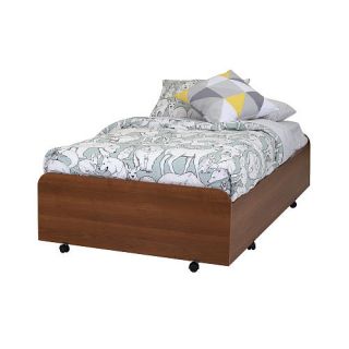 South Shore Mobby 39 inch Twin Trundle Bed on Casters   Morgan Cherry    South Shore Furniture