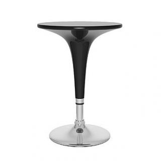 CorLiving adjustable height bar table in black gloss   Shop living