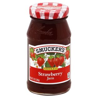 Smuckers Jam, Strawberry, Seedless, 12 oz (340 g)   Food & Grocery