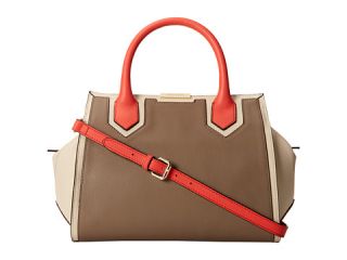 vince camuto mila satchel taupe ivory