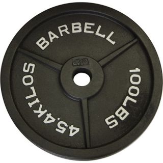 CAP Barbell 2 Inch Olympic Plate, Black