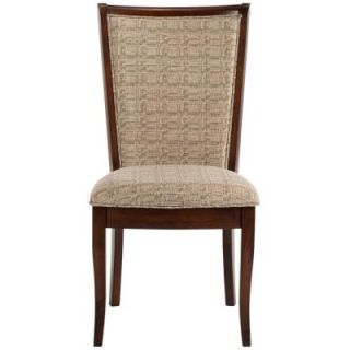 Safavieh Tyrone Multi/Beige Solid Wood Polyester Side Chair DISCONTINUED SEA3001A SET2