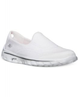 Skechers Womens Go Walk Fresco 2 Sneakers from Finish Line (White)