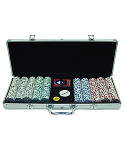 500 Piece High Roller Casino Poker Chip Set with Case   10874107